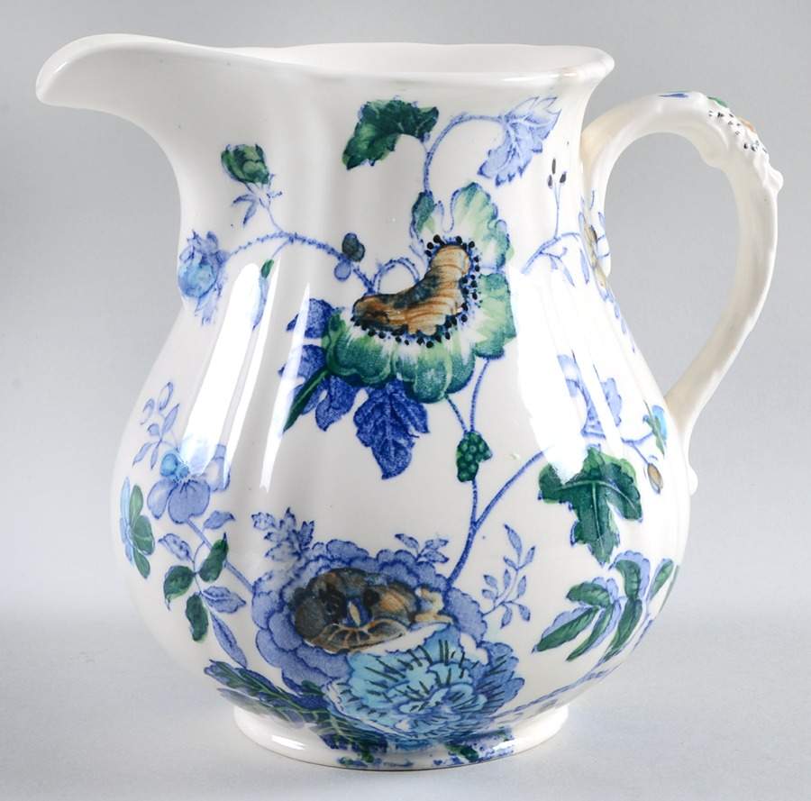 Belvedere Blue Multicolor 24 Oz Jug by Mason's-1