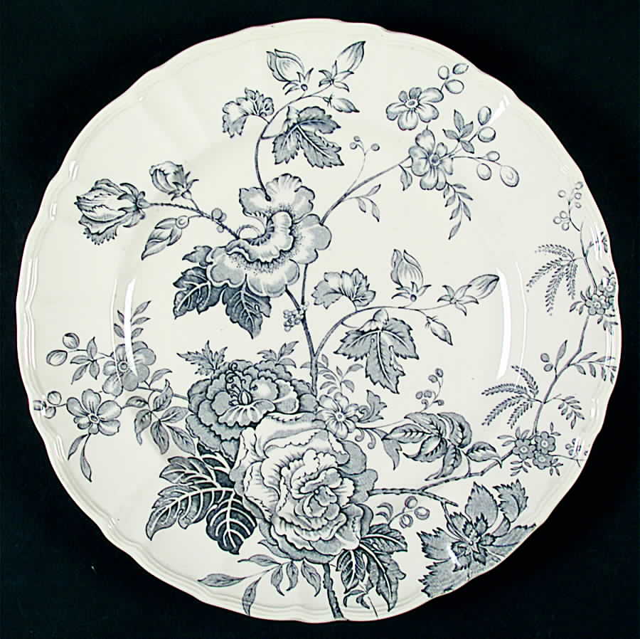 Belvedere  Blue Dinner Plate by Mason's-1