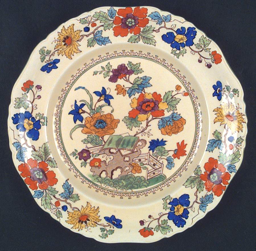 Bible (Green Bible) Dinner Plate by Mason's-1