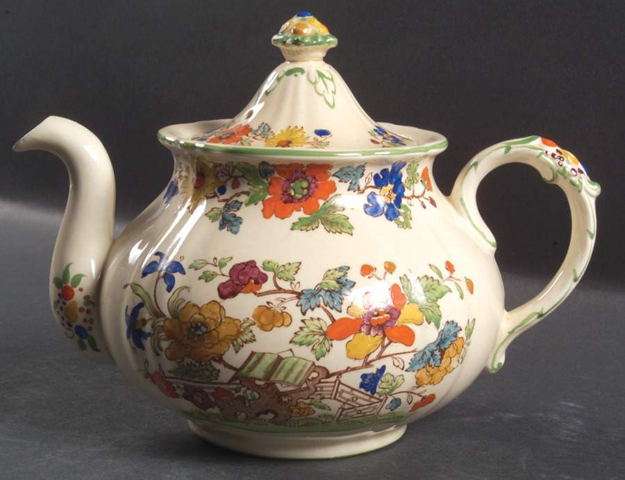 Bible (Green Bible) Teapot & Lid by Mason's-1