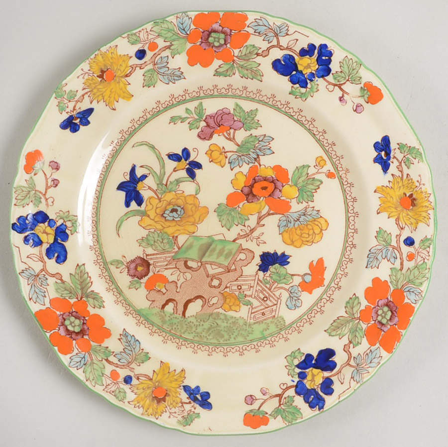 Bible (Green Bible) Bread & Butter Plate by Mason's-1