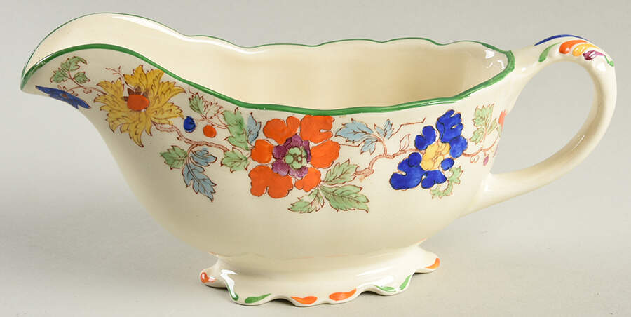 Bible (Green Bible) Gravy Boat by Mason's-1