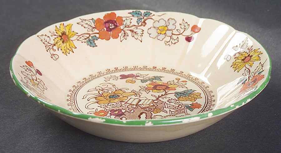 Bible (Green Bible) Fruit/Dessert (Sauce) Bowl by Mason's-1