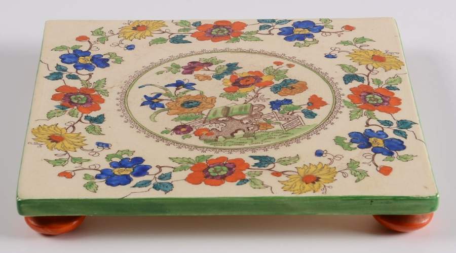 Bible (Green Bible) Tea Tile by Mason's-1