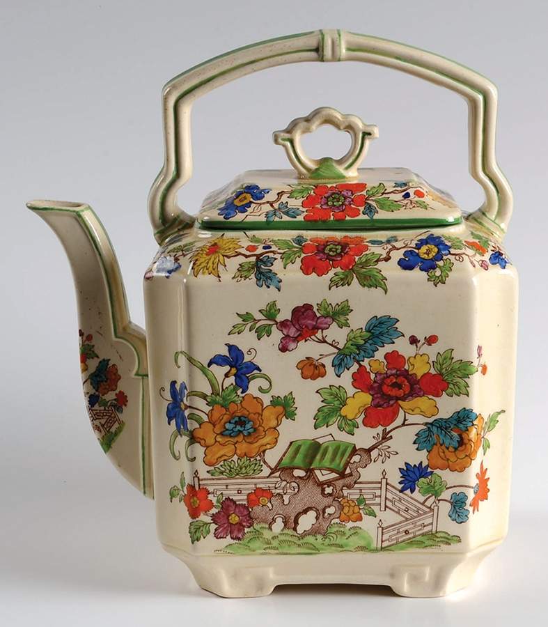 Bible (Green Bible) Teapot & Lid by Mason's-1