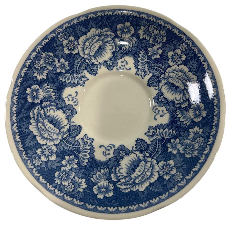 Blue & White Saucer by Mason's-1