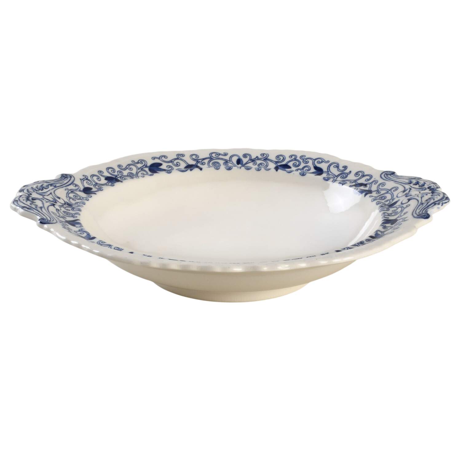 Bow Bells Blue Round Vegetable No Lid by Mason's-1