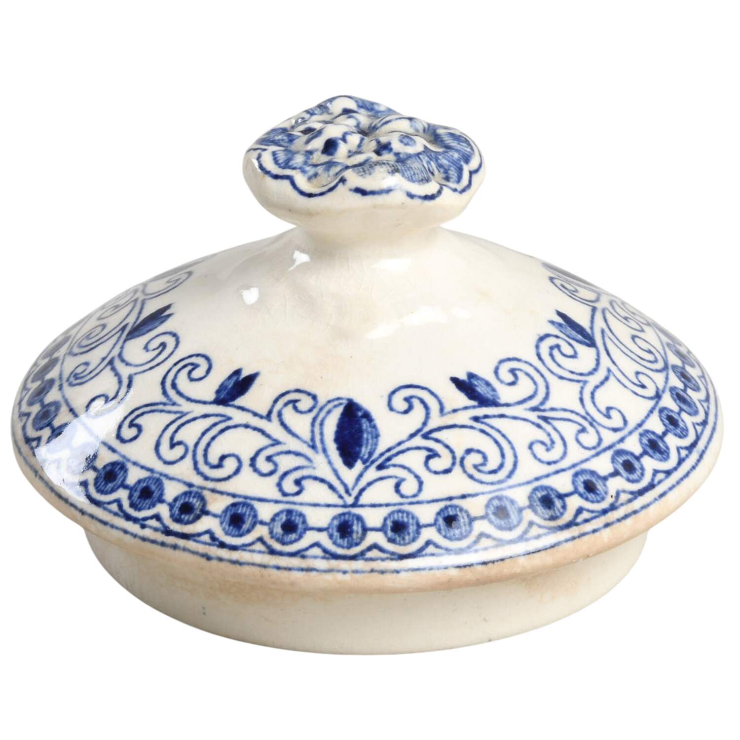 Bow Bells Blue Lid for Sugar Bowl by Mason's-1