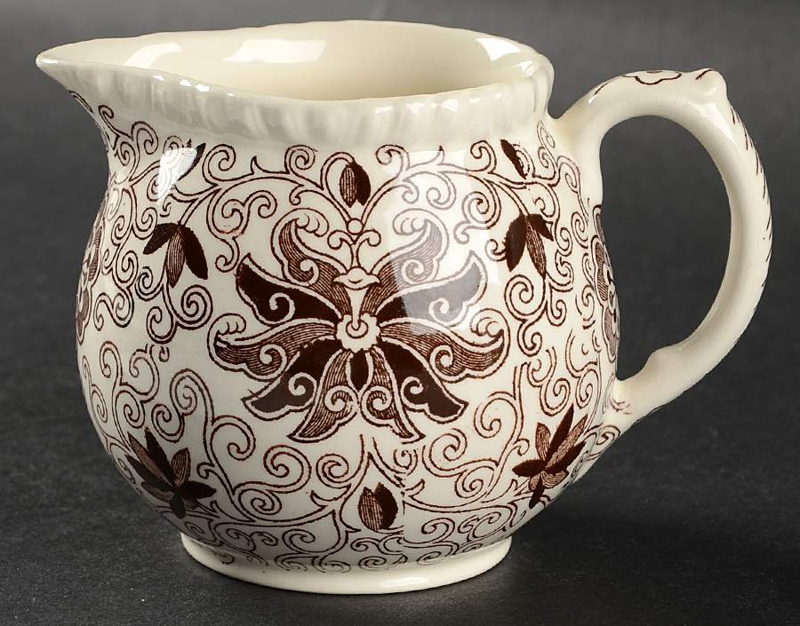 Bow Bells Brown Creamer by Mason's-1