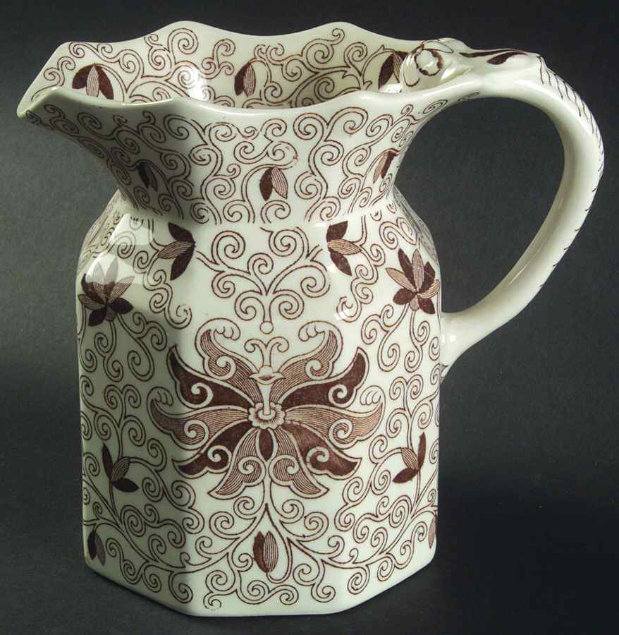 Bow Bells Brown 30 Oz Fenton Jug by Mason's-1