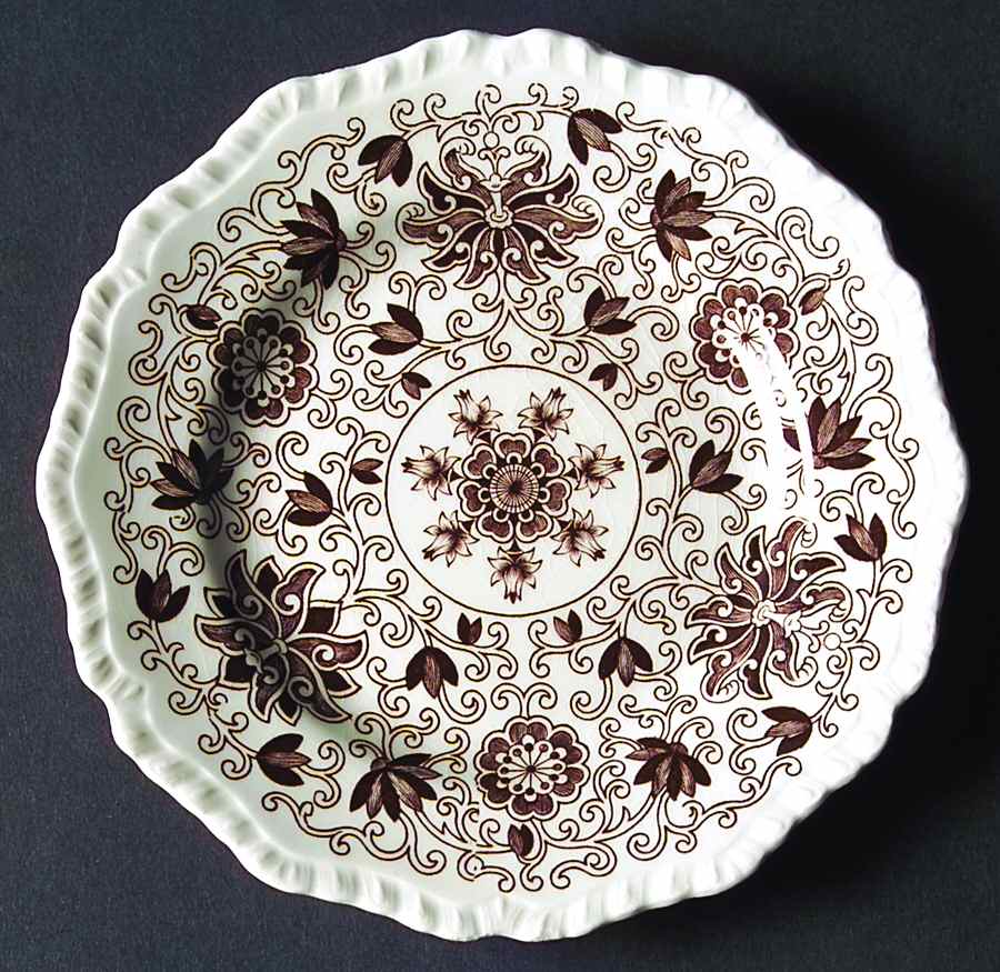 Bow Bells Brown Bread & Butter Plate by Mason's-1