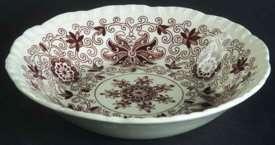 Bow Bells Brown Fruit/Dessert (Sauce) Bowl by Mason's-1