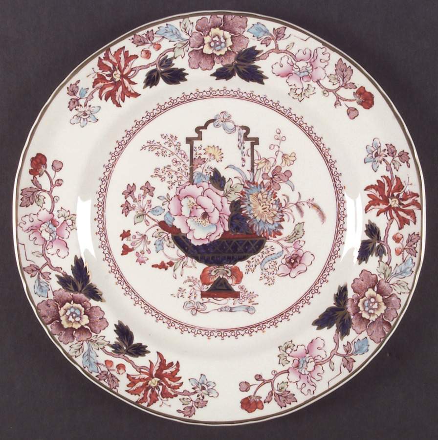 Brocade Dinner Plate by Mason's-1