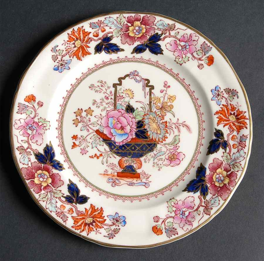 Brocade Dessert/Pie Plate by Mason's-1