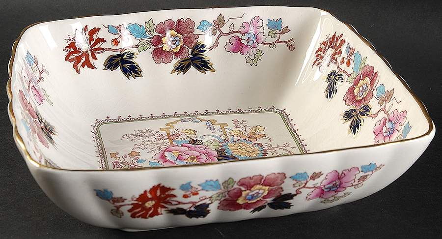 Brocade 8" Square Vegetable Bowl by Mason's-1