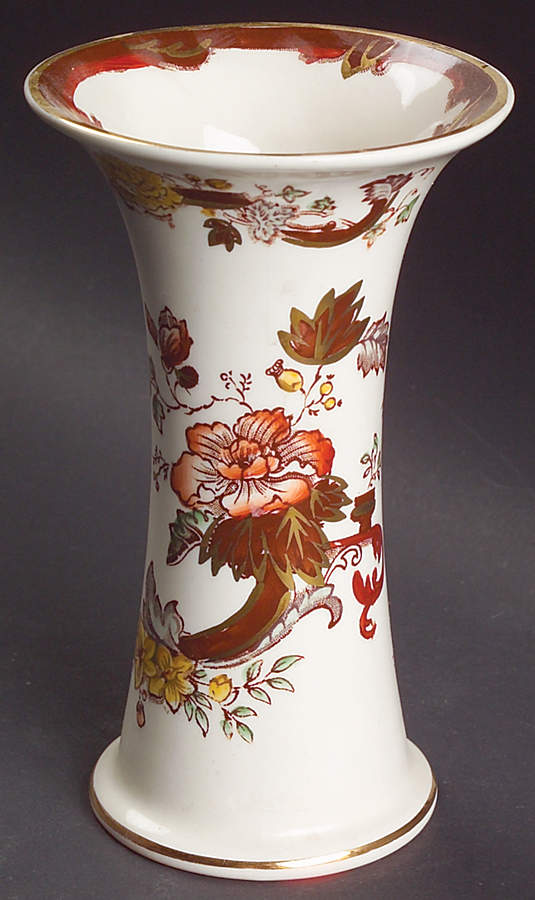 Brown Velvet 5" Flared Vase by Mason's-1