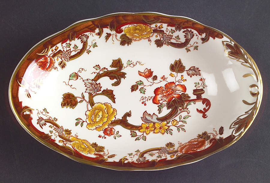 Brown Velvet Relish/Gravy Underplate by Mason's-1