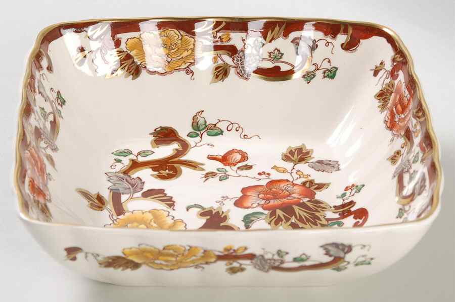 Brown Velvet 6" Sweet Dish Lorne by Mason's-1