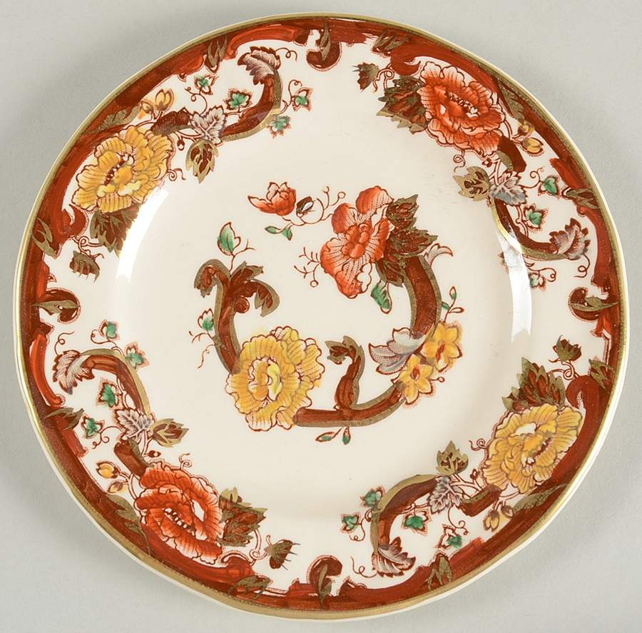 Brown Velvet Bread & Butter Plate by Mason's-1