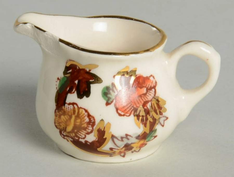 Brown Velvet Miniature Creamer by Mason's-1