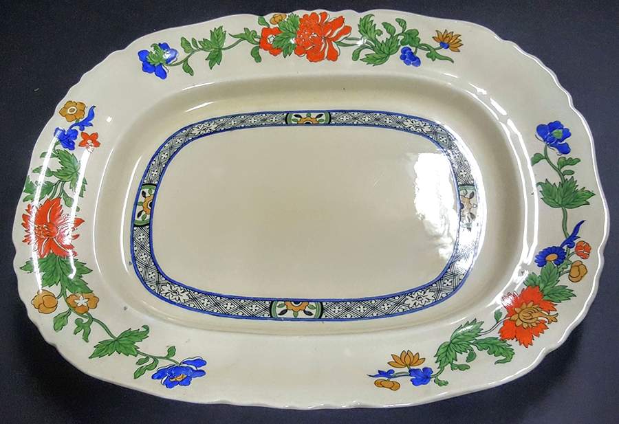 C2344 15" Oval Serving Platter by Mason's-1