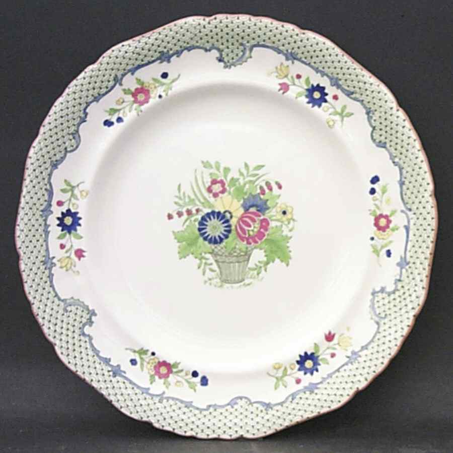 Chelsea (Orange Trim) Luncheon Plate by Mason's-1