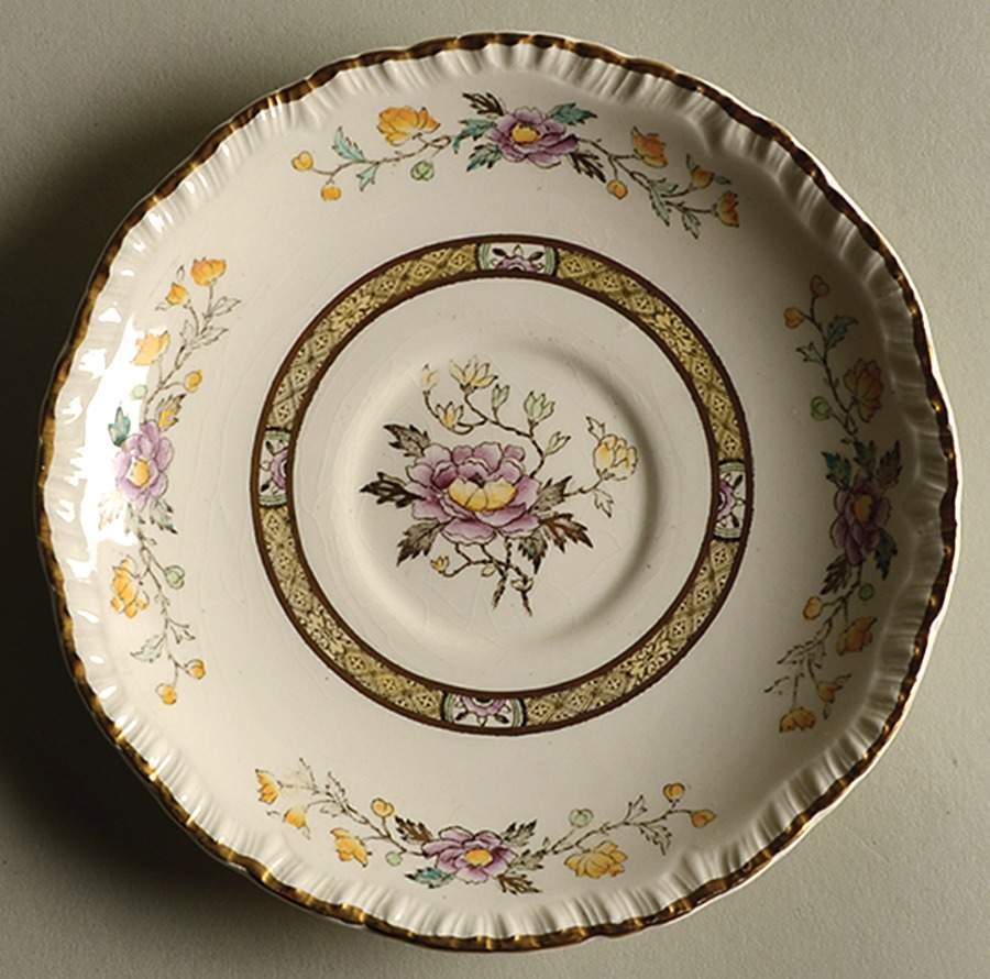 Chinese Peony Saucer by Mason's-1