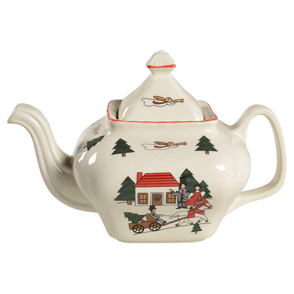 Christmas Village Teapot & Lid by Mason's-1