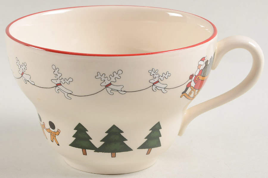 Christmas Village Jumbo Cup by Mason's-1