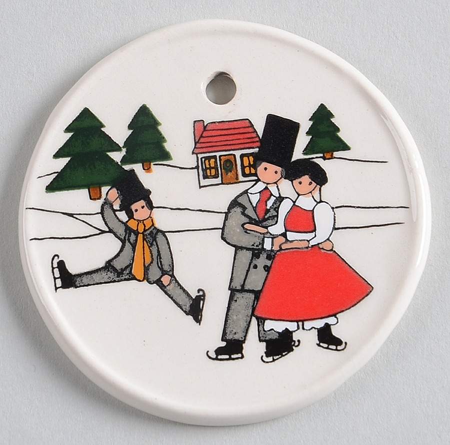 Christmas Village Ornament by Mason's-1