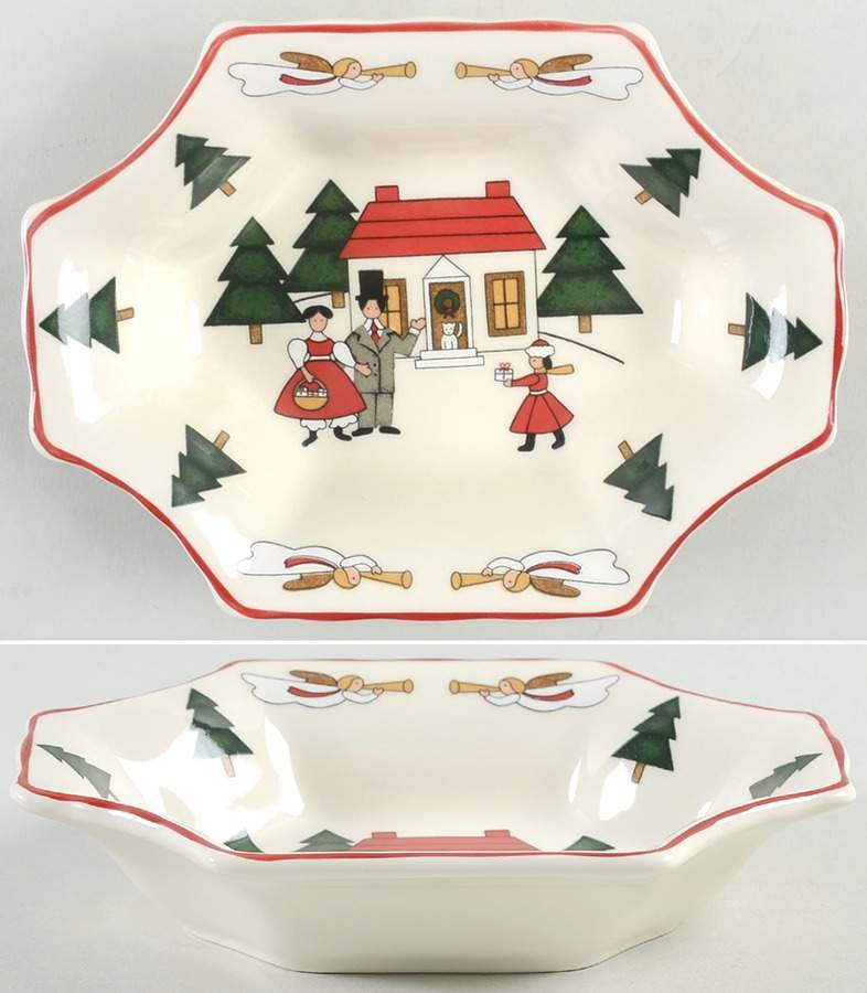 Christmas Village Bon Bon by Mason's-1