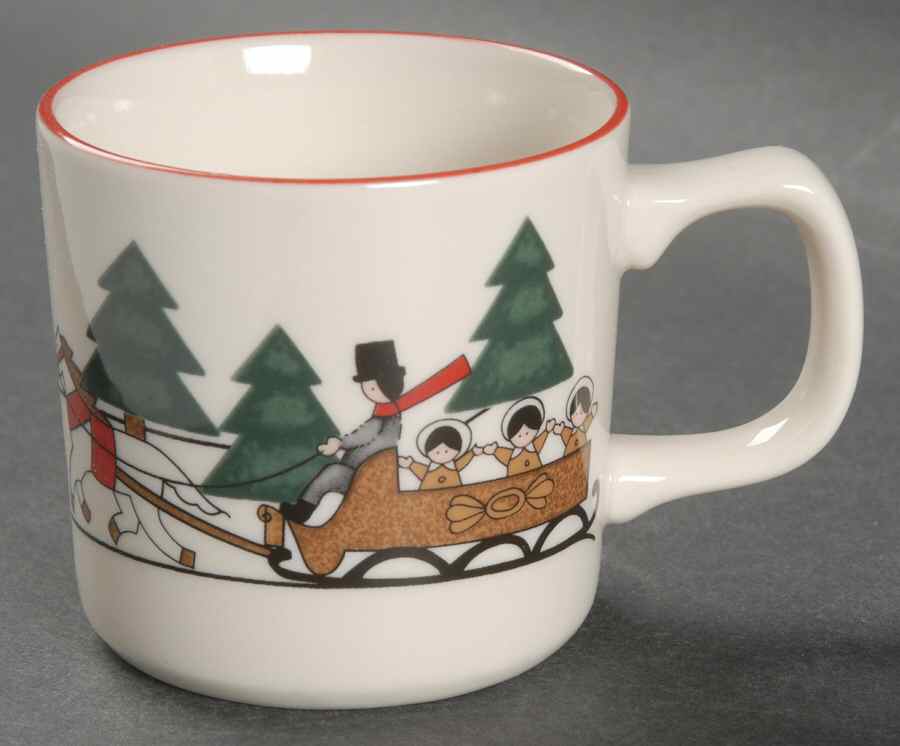 Christmas Village Child's Mug by Mason's-1