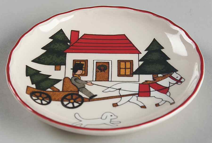 Christmas Village Coaster by Mason's-1