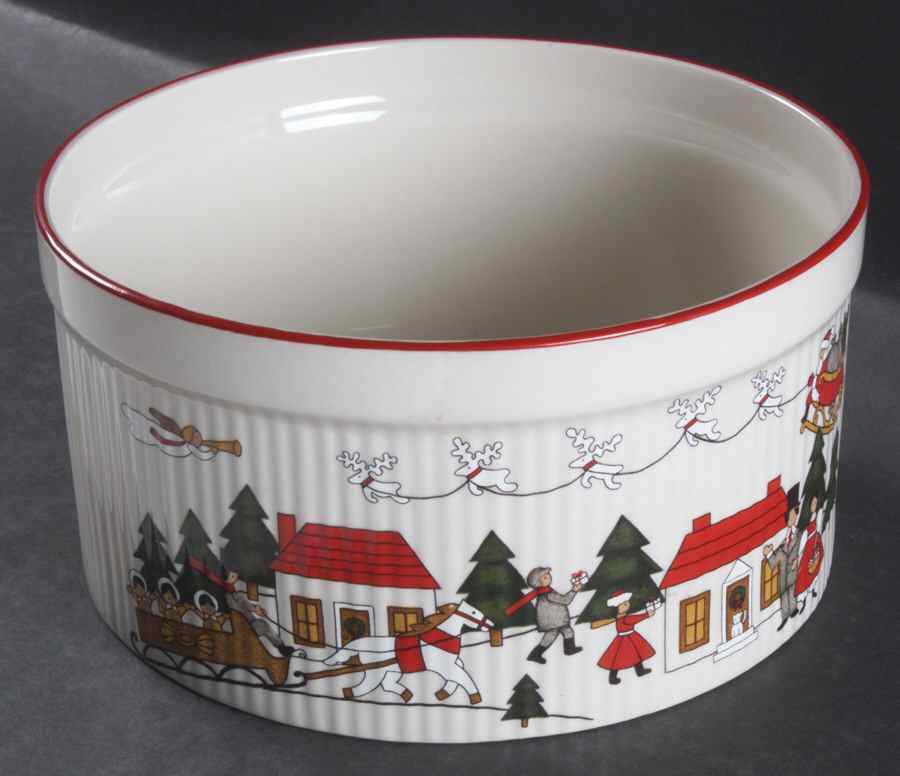 Christmas Village 7" Souffle by Mason's-1