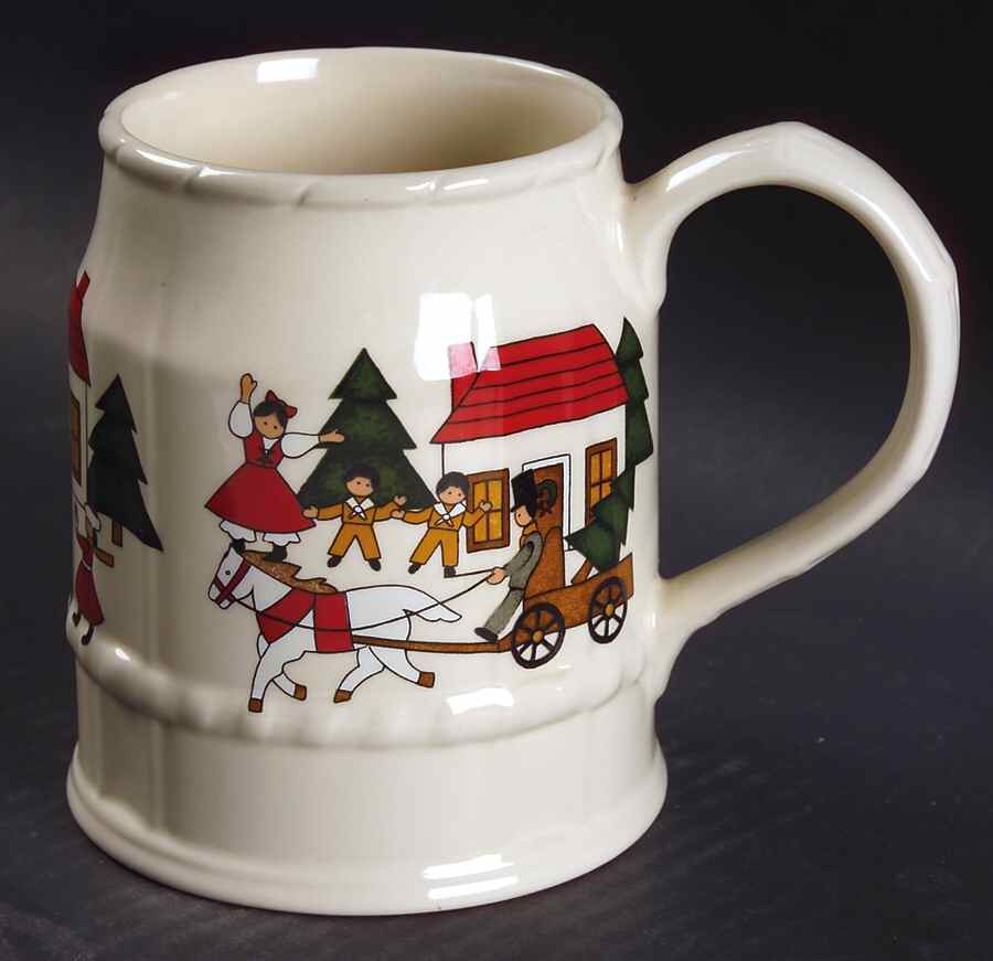 Christmas Village Tankard by Mason's-1