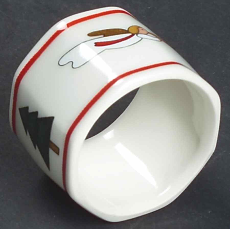 Christmas Village Napkin Ring by Mason's-1