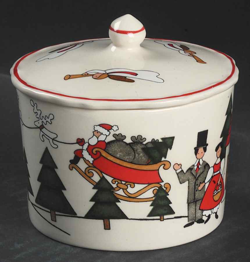 Christmas Village Small Household Box by Mason's-1