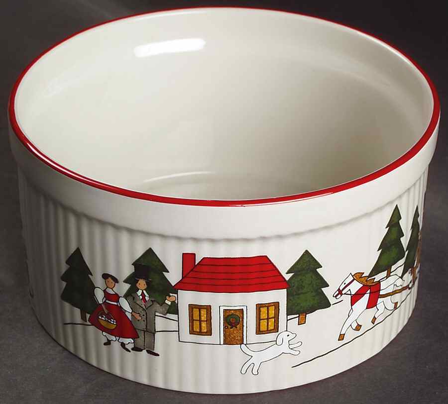 Christmas Village 6" Souffle by Mason's-1