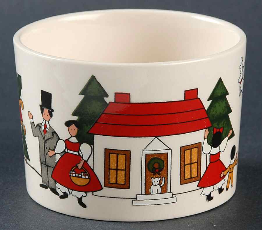 Christmas Village Ramekin by Mason's-1