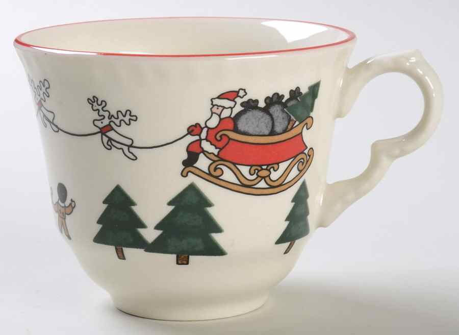 Christmas Village Flat Cup by Mason's-1