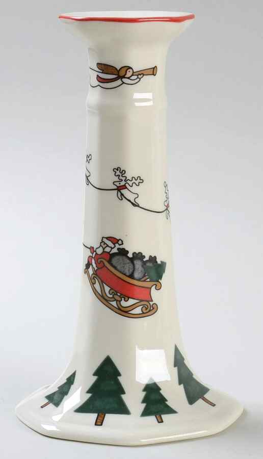 Christmas Village 6" Candlestick by Mason's-1