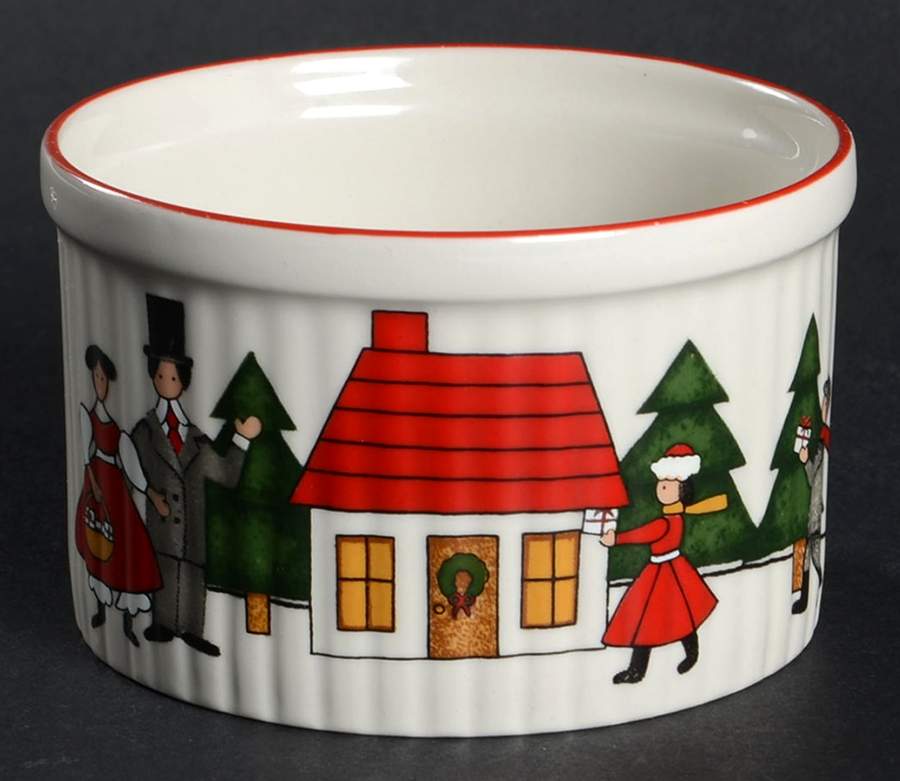 Christmas Village Ramekin by Mason's-1
