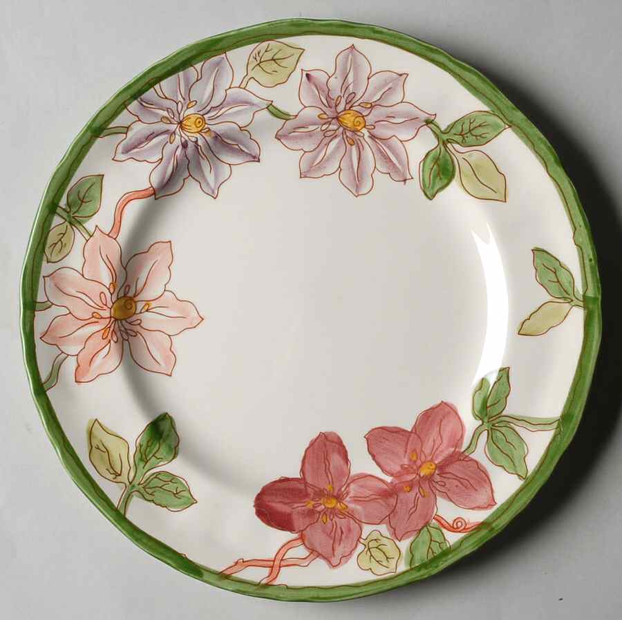Clematis Luncheon Plate by Mason's-1
