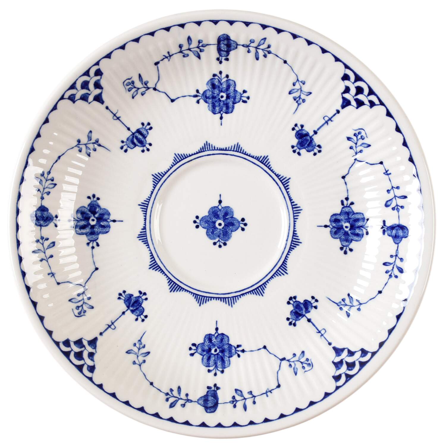 Denmark Blue Saucer for Breakfast Cup by Mason's-1