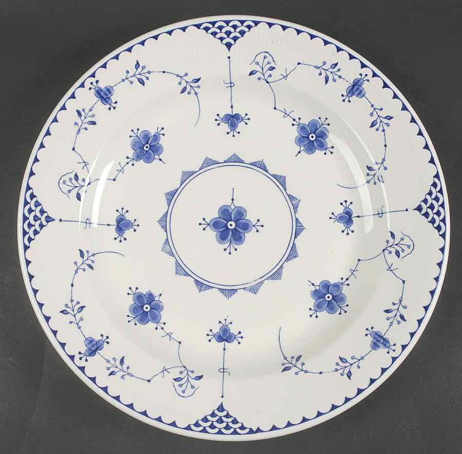 Denmark Blue 12" Chop Plate (Round Platter) by Mason's-1