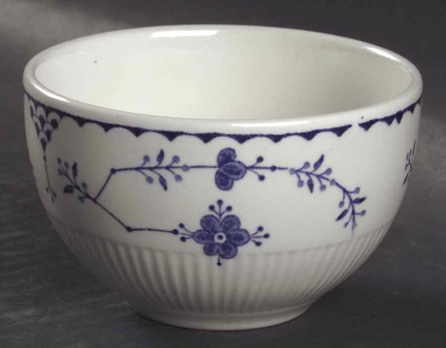 Denmark Blue Mini Rice/Open Sugar Bowl by Mason's-1