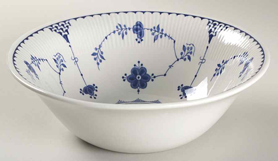 Denmark Blue 8" Round Vegetable Bowl by Mason's-1