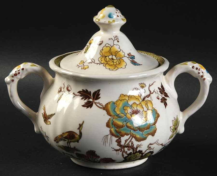 Formosa Sugar Bowl & Lid by Mason's-1