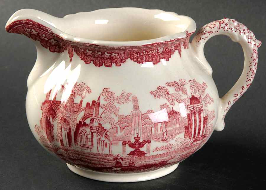Fountains Red Creamer by Mason's-1