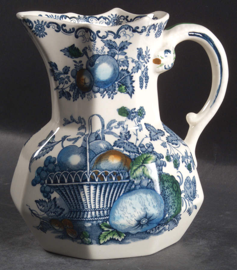Fruit Basket Blue Multicolor 24 Oz Hydra Jug by Mason's-1
